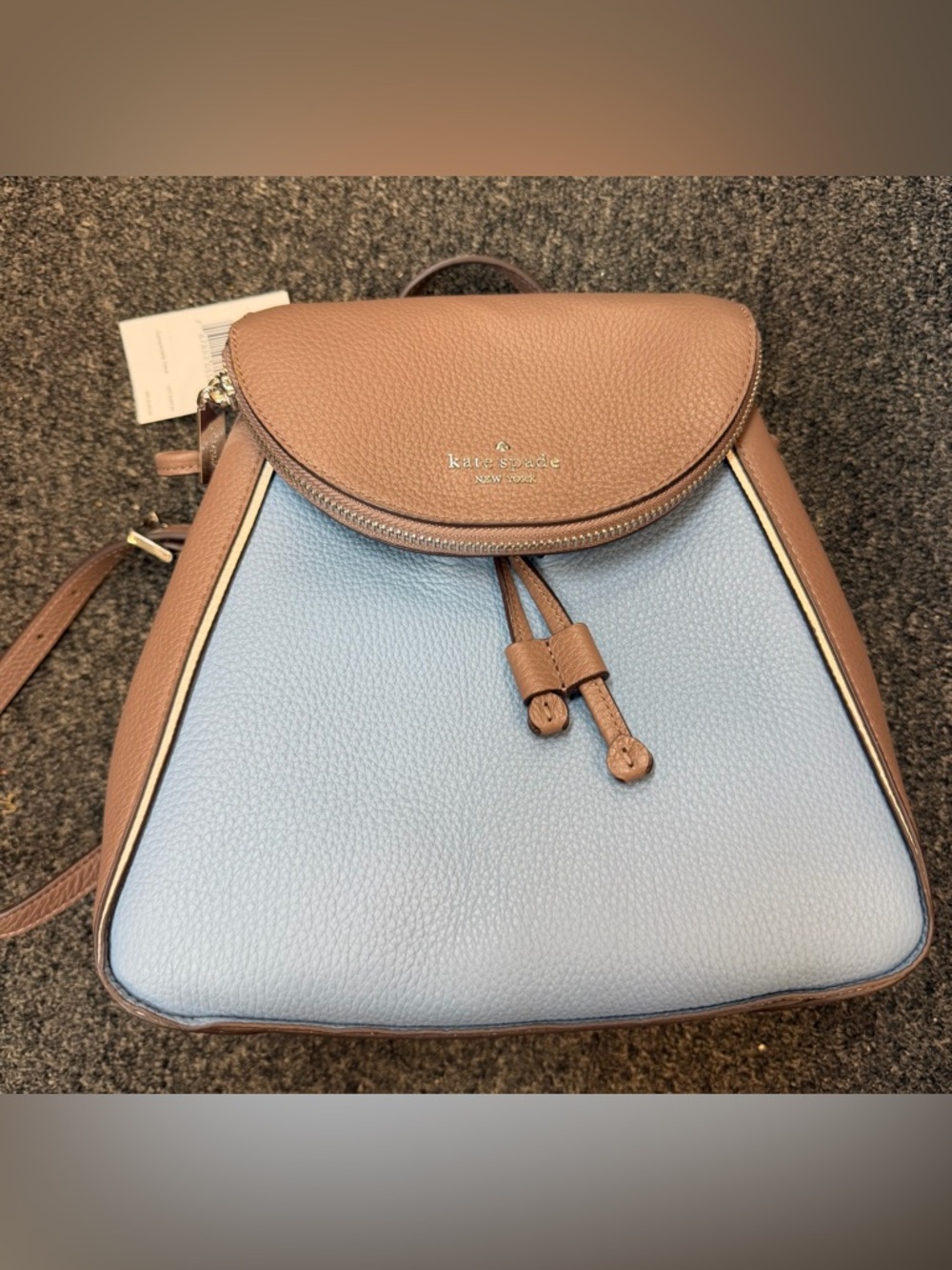 Kate Spade Leila Colorblock Medium Flap Backpack NWT